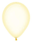 Betallic Latex Crystal Pastel Yellow 11″ Latex Balloons (100)