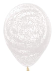 Betallic Latex Graffiti Frosty Crystal Clear 11″ Latex Balloons (50 Count)