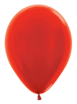 Betallic Latex Metallic Red 5″ Latex Balloons (100 count)