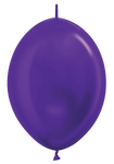 Betallic Latex Metallic Violet 12″ Link-O-Loon Balloons (50 count)