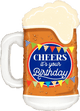 34" Birthday Beer Mug Balloon