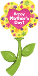 60" Giant Happy Mother's Day Flower Balloon