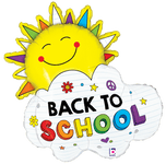 Betallic Mylar & Foil Back to School Sun Cloud 26″ Balloon