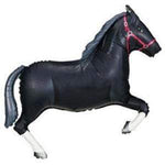 Betallic Mylar & Foil Black 43" Horse Foil Balloons