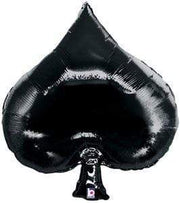 Betallic Mylar & Foil Casino Spade Shape 35″ Balloon