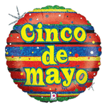 Cinco De Mayo 18" Round Balloon