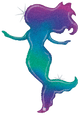 Glitter Mermaid Holographic 52″ Balloon