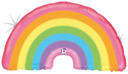 Betallic Mylar & Foil Glitter Pastel Rainbow 36″ Balloon