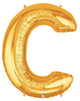 Gold Letter C 40″ Balloon