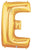 Betallic Mylar & Foil Gold Letter E 40″ Balloon