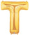 Gold Letter T 40″ Balloon