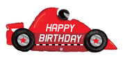 Betallic Mylar & Foil Happy Birthday Race Car 56″ Balloon