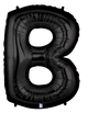 Letter B Black 40″ Balloon