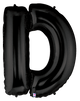 Letter D Black 40″ Balloon