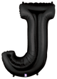 Letter J Black 40″ Balloon