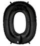 Letter O Black 40″ Balloon