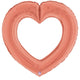 Rose Gold Linking Heart 41″ Balloon