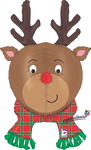 Rudolph The Red Nosed Reindeer 3D 35" Jumbo Balloon