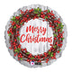 Rustic Christmas Wreath 18″ Balloon