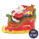 Santa Sleigh 3D Giant 46" Christmas Balloon