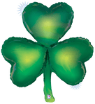 Betallic Mylar & Foil Shamrock Holographic Opal 38″ Balloon