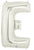 Betallic Mylar & Foil Silver Letter E 40″ Balloon