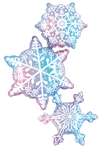 Betallic Mylar & Foil Snowflake Trio 50″ Balloon