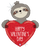 Betallic Mylar & Foil Valentine's Day Sloth 35″ Balloon