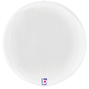 Betallic Mylar & Foil White Globe 22″ Balloon