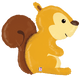 Woodland Squirrel 36″ Balloon