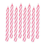 Birthday Candles - Pink/White Spiral (24ct) - Winner Party