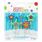 Birthday Stars Candles by Amscan from Instaballoons