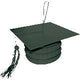 100g Paper Lantern Weight - Black Grad Cap (6ct) - Anagram