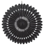 Black Hanging Fan Decoration 1ct - Amscan