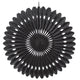 Black Hanging Fan Decoration 1ct - Amscan