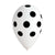 White/ Black Polka Dot 12″ Latex Balloons by Gemar from Instaballoons