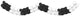 Black & White Paper Garland 12ft - Amscan