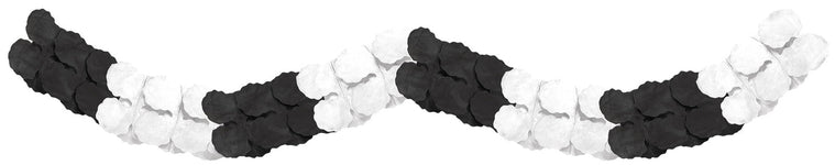 Black & White Ppr Garlands by Amscan from Instaballoons