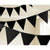 Black & Wht Ppr Pennant Bnr by Amscan from Instaballoons