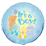 Bln –Its a Boy Animals 18″ Foil Balloon by Unique from Instaballoons