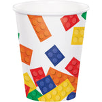 Block Party 9oz Paper Cups 8ct - Creative Converting