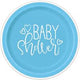 7" Paper Plates - Blue Hearts Baby Shower (8ct) - Unique