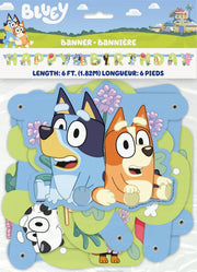 Bluey Happy Birthday Banner by Unique from Instaballoons