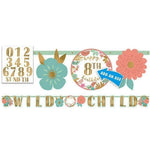 10' Add-an-Age Banner - Boho One Wild Child - Amscan
