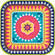 9" Paper Plates - Boho Fiesta (8ct) - Unique
