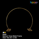 B469G-2622 Gold Balloon Hoop Metal Frame - Borosino
