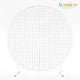 B458-1M Round Mesh Arch - White - Borosino