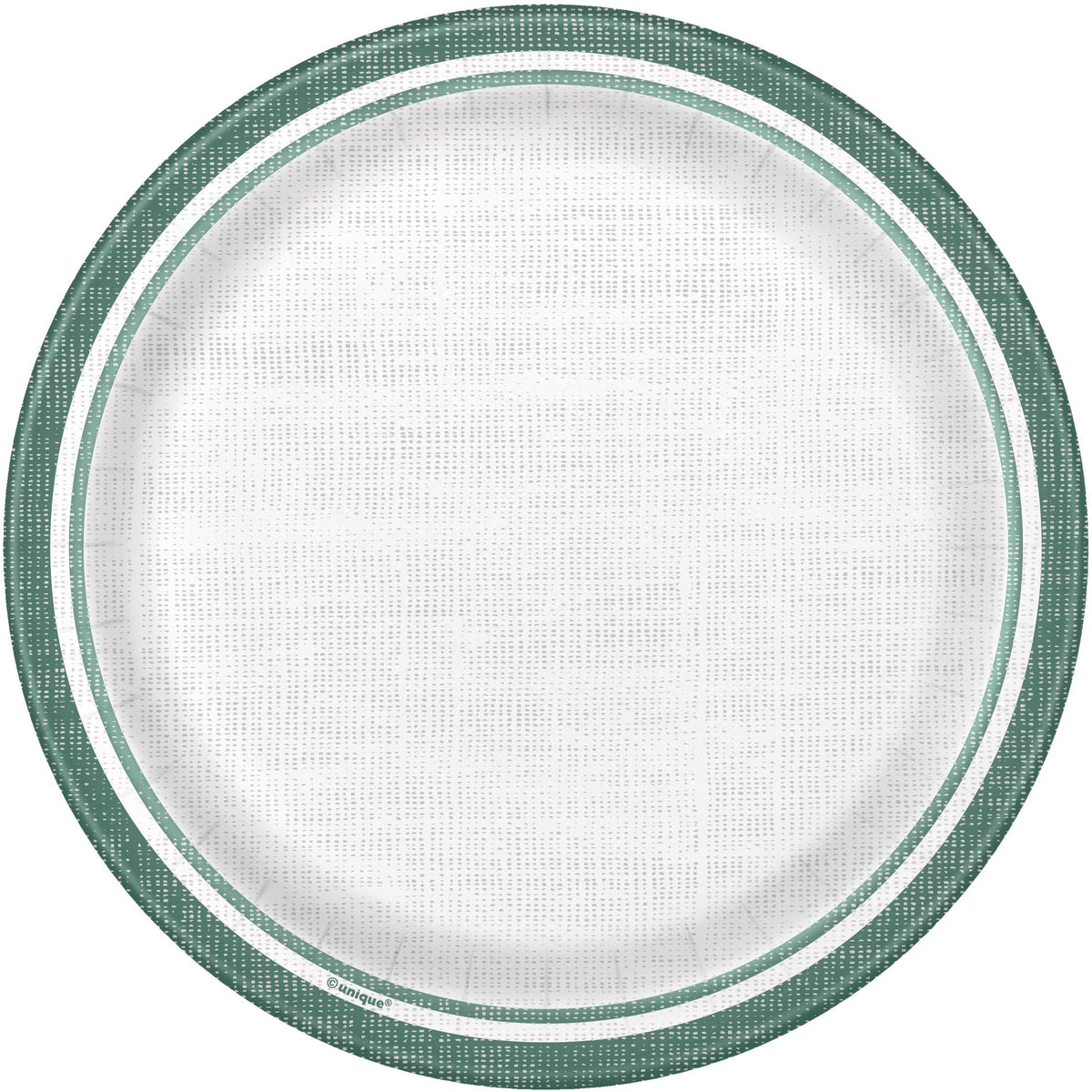 Botanical Stripes Paper Plates 7″ by Unique from Instaballoons