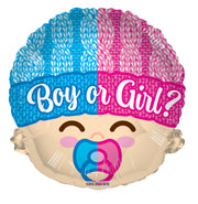 Boy or Girl? Baby Gender Reveal 18″ Foil Balloon by Convergram from Instaballoons