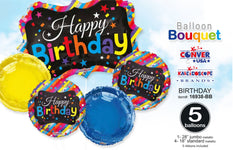 BQT Bday Marquee Foil Balloon by Convergram from Instaballoons